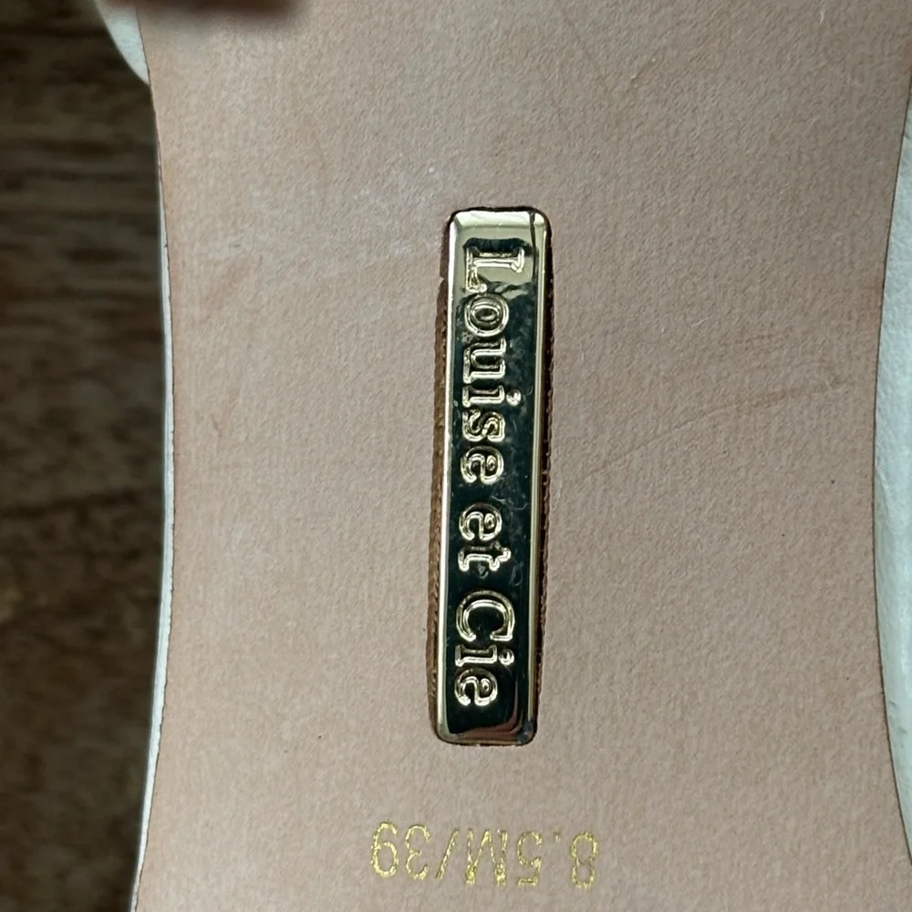 Louise et Cie Cream Women's Heels Leather 8.5 39